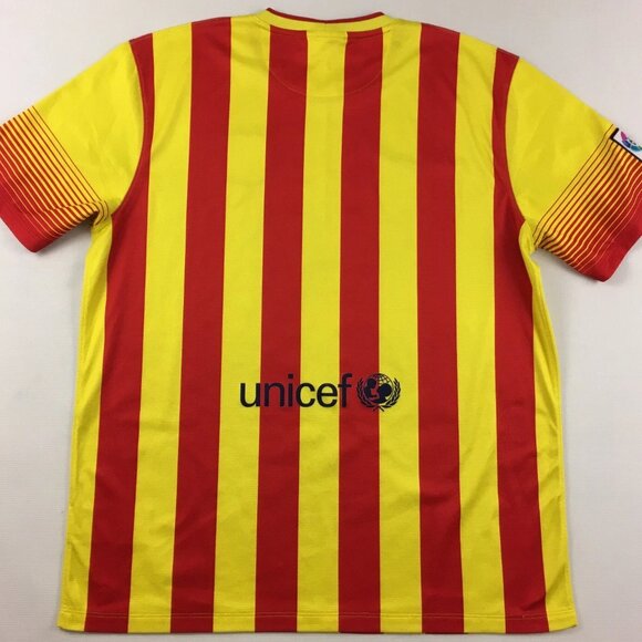 AUTHENTIC Nike FC Barcelona 2013–14 Away Jersey - Youth XL - Picture 3 of 3